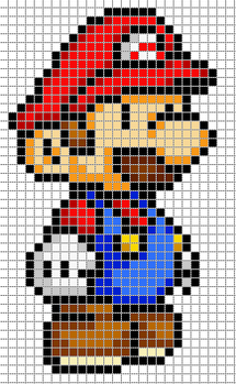 Pixel Art Bébé Yoshi